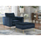 Macleary - Navy - 2 Pc. - Chair, Ottoman-Washburn's Home Furnishings