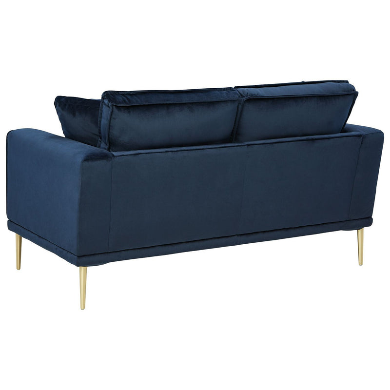 Macleary - Navy - Loveseat-Washburn's Home Furnishings