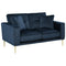 Macleary - Navy - Loveseat-Washburn's Home Furnishings