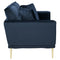 Macleary - Navy - Loveseat-Washburn's Home Furnishings