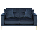 Macleary - Navy - Loveseat-Washburn's Home Furnishings