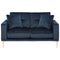 Macleary - Navy - Loveseat-Washburn's Home Furnishings