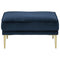 Macleary - Navy - Ottoman-Washburn's Home Furnishings