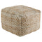 Madan - Ivory/natural - Pouf-Washburn's Home Furnishings