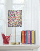 Maddy - Purple - Metal Table Lamp (1/cn)-Washburn's Home Furnishings