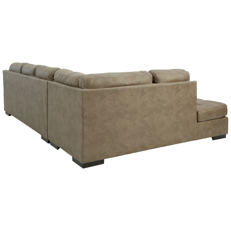 Maderla - Pebble - Left Arm Facing Chaise 2 Pc Sectional-Washburn's Home Furnishings