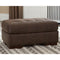 Maderla - Walnut - Chair, Ottoman-Washburn's Home Furnishings