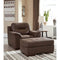 Maderla - Walnut - Chair, Ottoman-Washburn's Home Furnishings