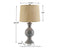 Magdalia - Gray - Ceramic Table Lamp (1/cn)-Washburn's Home Furnishings