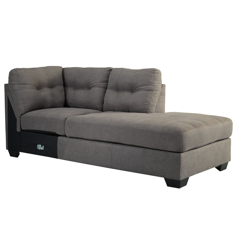 Maier - Gray Dark - Laf Sofa & Raf Chaise Sectional-Washburn's Home Furnishings