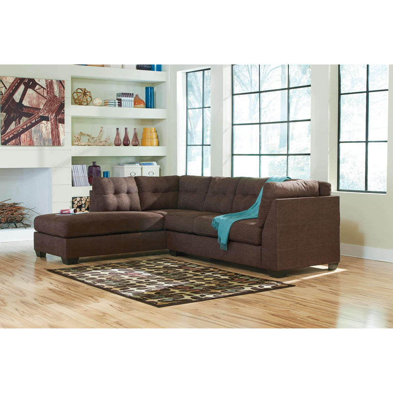 Maier - Walnut - Left Arm Facing Chaise 2 Pc Sectional-Washburn's Home Furnishings