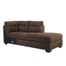 Maier - Walnut - Left Arm Facing Sofa 2 Pc Sectional-Washburn's Home Furnishings