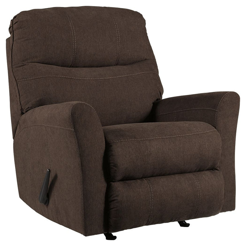 Maier - Walnut - Rocker Recliner-Washburn's Home Furnishings