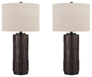 Makya - Black - Poly Table Lamp (2/cn)-Washburn's Home Furnishings