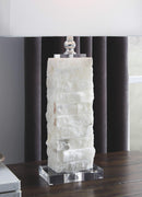 Malise - White - Alabaster Table Lamp (1/cn)-Washburn's Home Furnishings