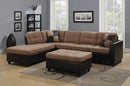 Mallory - Sectional - Ottoman - Beige-Washburn's Home Furnishings