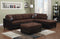 Mallory - Sectional - Ottoman - Chocolate-Washburn's Home Furnishings