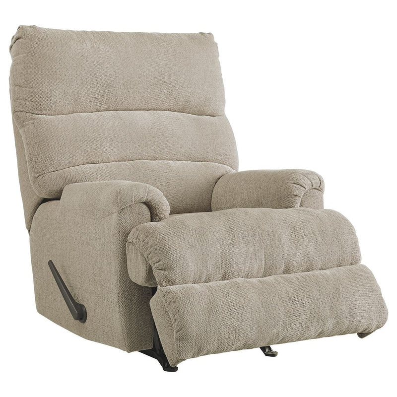 Man - Beige - Rocker Recliner-Washburn's Home Furnishings