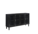 Mapleton - 4-door Accent Cabinet - Black-Washburn's Home Furnishings