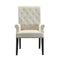 Mapleton - Tufted Back Upholstered Arm Chair - White-Washburn's Home Furnishings