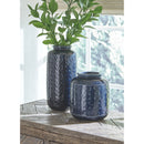 Marenda - Navy Blue - Vase Set (2/cn)-Washburn's Home Furnishings