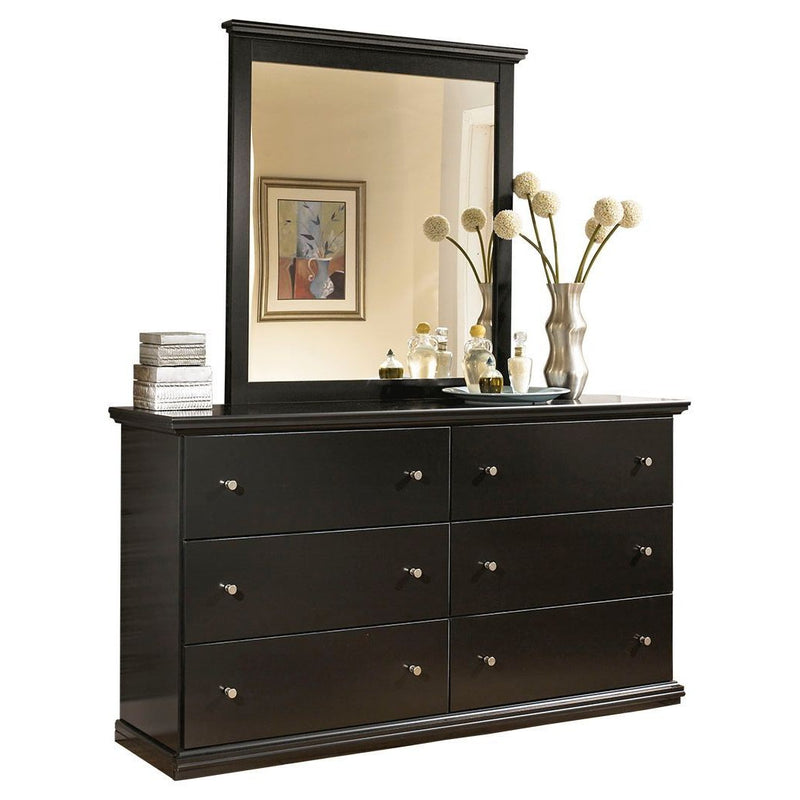 Maribel - Black - Six Drawer Dresser-Washburn's Home Furnishings