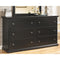 Maribel - Black - Six Drawer Dresser-Washburn's Home Furnishings