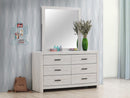 Marion - 6-drawer Dresser Coastal - White-Washburn's Home Furnishings