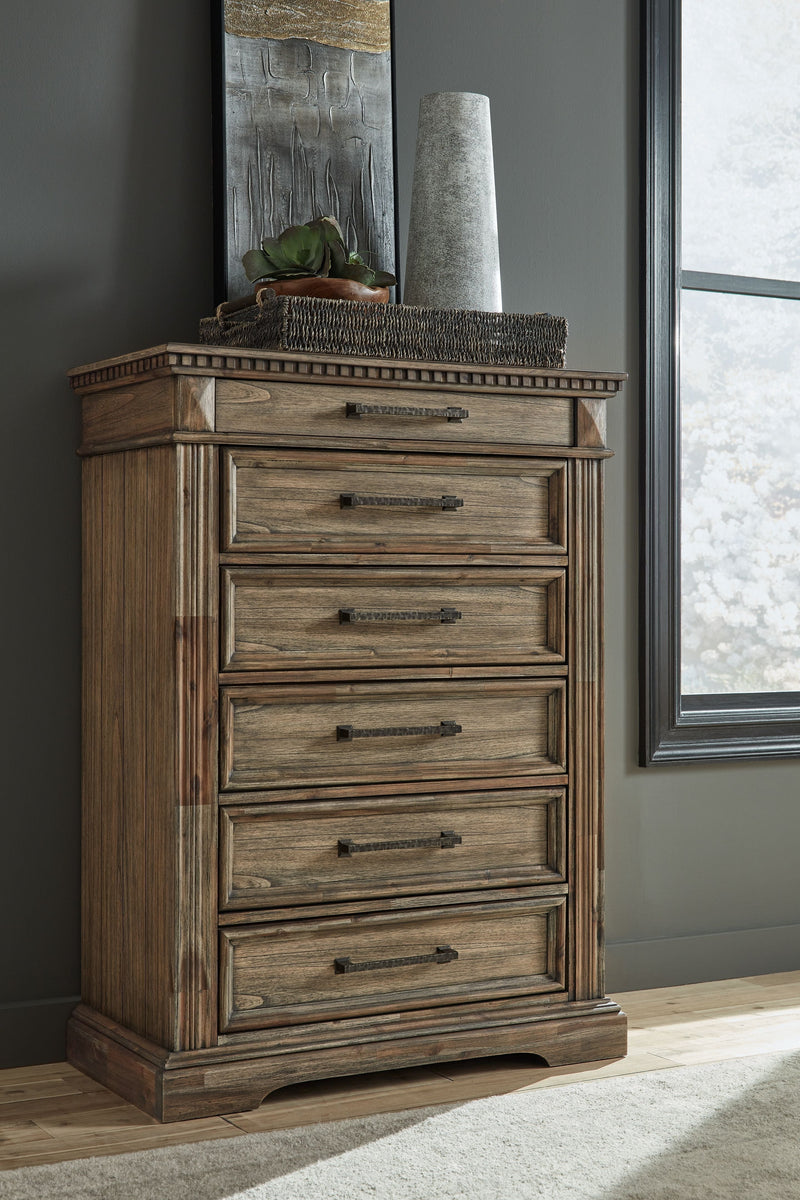 Markenburg - Brown - Six Drawer Chest-Washburn's Home Furnishings