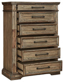 Markenburg - Brown - Six Drawer Chest-Washburn's Home Furnishings