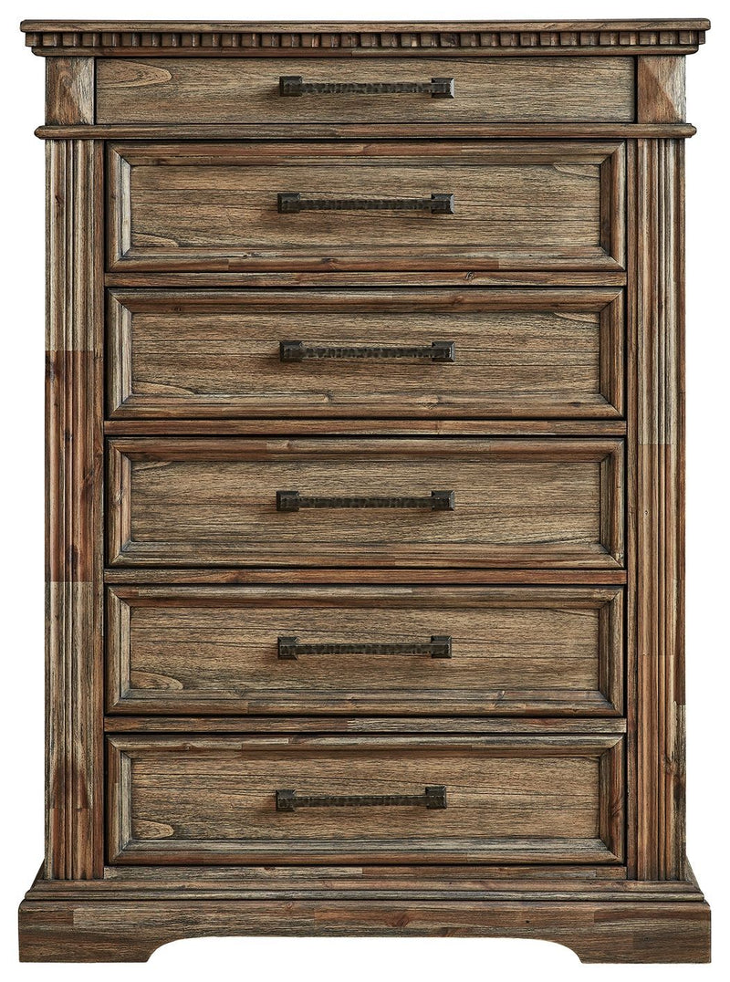 Markenburg - Brown - Six Drawer Chest-Washburn's Home Furnishings