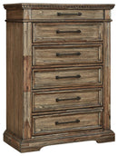 Markenburg - Brown - Six Drawer Chest-Washburn's Home Furnishings