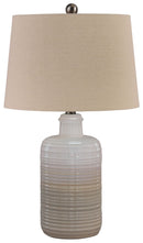 Marnina - Taupe - Ceramic Table Lamp (2/cn)-Washburn's Home Furnishings