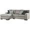 Marsing Nuvella - Slate - Left Arm Facing Chaise 2 Pc Sectional-Washburn's Home Furnishings