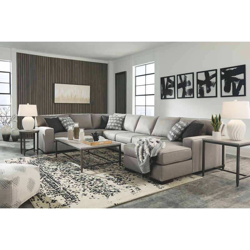 Marsing Nuvella - Slate - Left Arm Facing Loveseat 5 Pc Sectional-Washburn's Home Furnishings