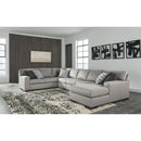 Marsing Nuvella - Slate - Left Arm Facing Loveseat 5 Pc Sectional-Washburn's Home Furnishings