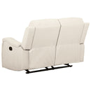 Marwood - Cream - Reclining Loveseat-Washburn's Home Furnishings