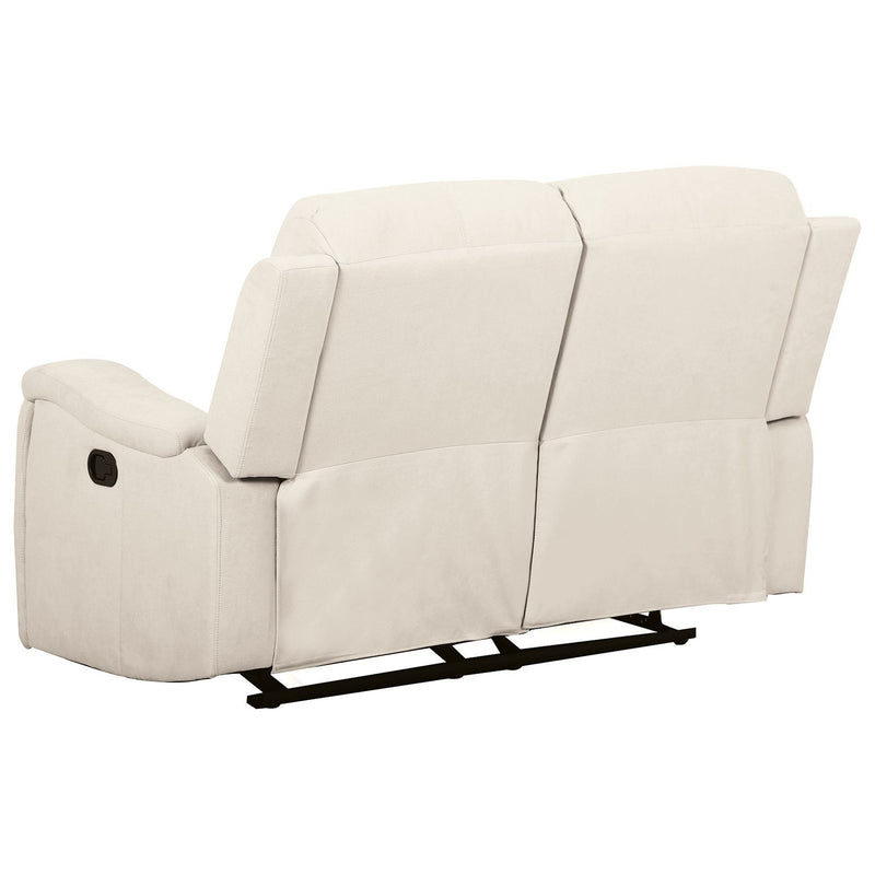 Marwood - Cream - Reclining Loveseat-Washburn's Home Furnishings