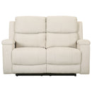 Marwood - Cream - Reclining Loveseat-Washburn's Home Furnishings