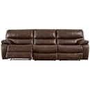 Mayall - Chocolate - Left Arm Facing Power Recliner 3 Pc Sectional-Washburn's Home Furnishings