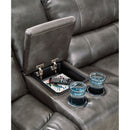 Mayall - Gray - Left Arm Facing Power Recliner 6 Pc Sectional-Washburn's Home Furnishings