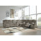 Mccade - Cobblestone - Reclining Sectional-Washburn's Home Furnishings