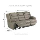 McCade - Cobblestone - Reclining Sofa-Washburn's Home Furnishings