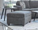 Mccord - Upholstered Ottoman - Gray-Washburn's Home Furnishings