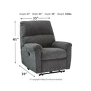 Mcteer - Charcoal - Power Recliner-Washburn's Home Furnishings