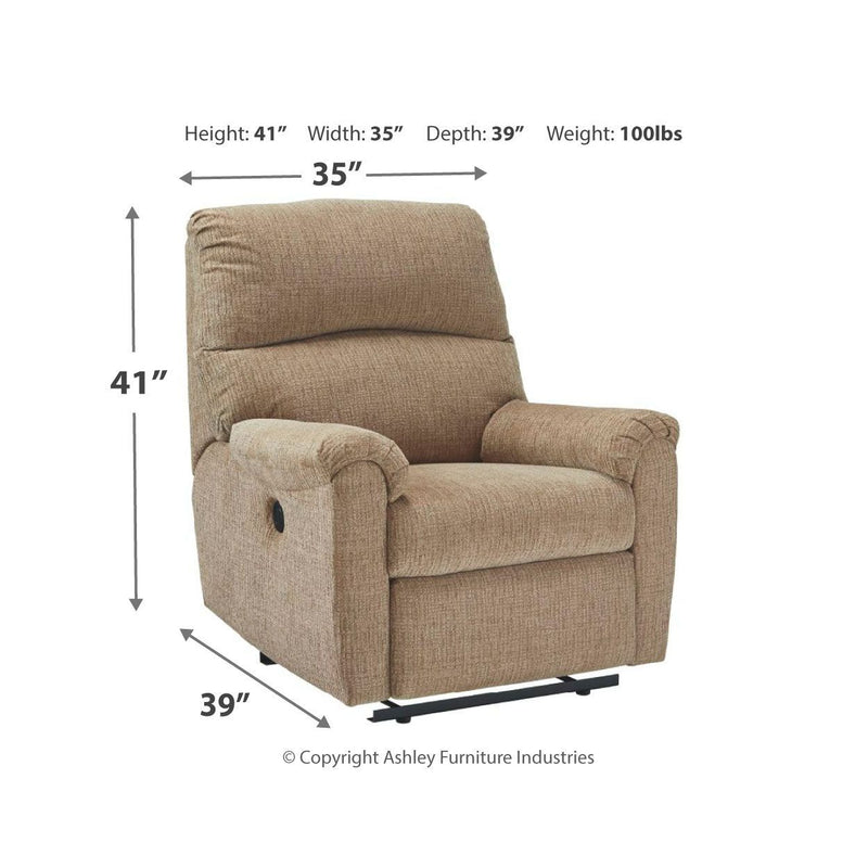 Mcteer - Mocha - Power Recliner-Washburn's Home Furnishings