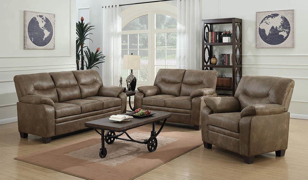 Meagan - Loveseat - Brown-Washburn's Home Furnishings