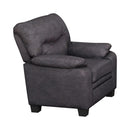 Meagan Pillow Top Arms Upholstered Chair - Charcoal-Washburn's Home Furnishings