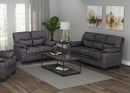 Meagan Pillow Top Arms Upholstered Sofa - Charcoal-Washburn's Home Furnishings