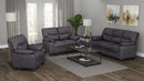 Meagan Pillow Top Arms Upholstered Sofa - Charcoal-Washburn's Home Furnishings